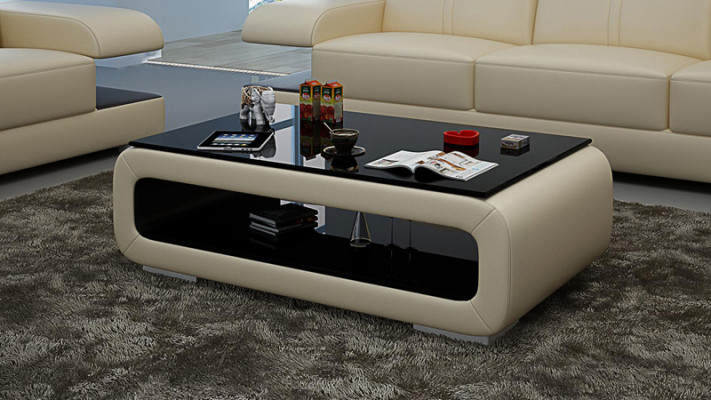 Table basse Table Table en verre Table designer Table d'appoint CT9010