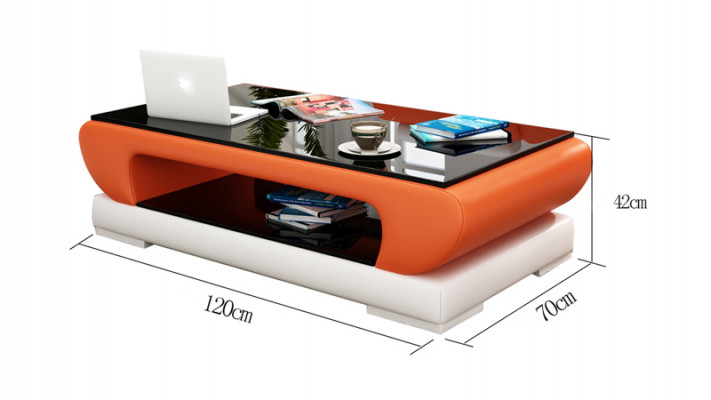 Table basse Table basse Tables à café Table en verre Table de designer Table d'appoint CT9002