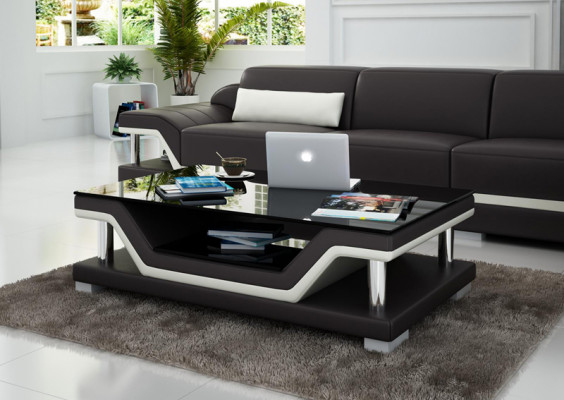 Table basse en verre Table basse Tables basses Table en verre Table de designer Table d'appoint CT9003