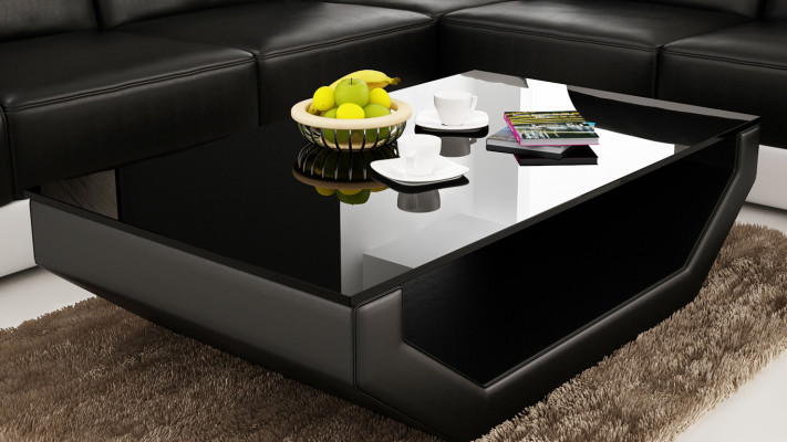 Table basse Table Tables de café Table en verre Tables Table d'appoint Designer nouveau