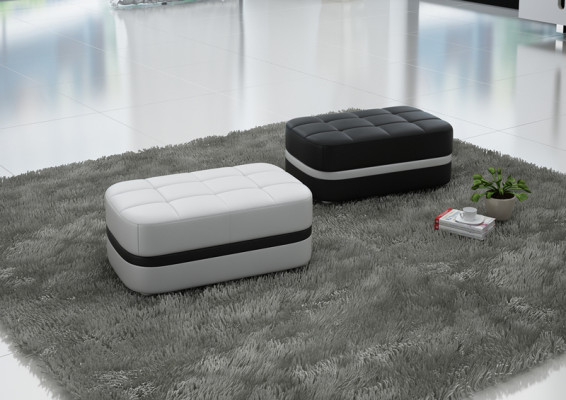 Design gepolsterter Hocker Fußhocker Sitzhocker Gepolsterter Pufa