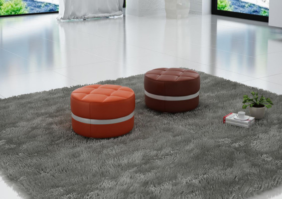 Design Repose-Pied Tabouret Ottoman Siège Rembourré Pufa FT003