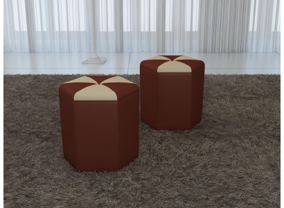 Design Polsterhocker Hocker Ottomane Sitz Gepolstert Pufa FT007