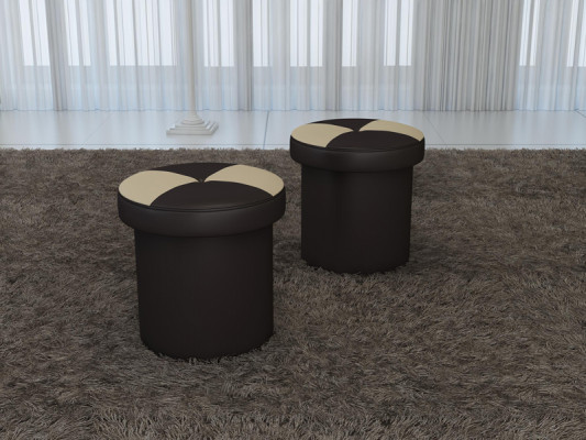 Design Upholstery Stool Footstool Ottoman Seat Chaise Padded FT008 -> Tabouret rembourré en tissu Design Ottoman Siège Chaise FT008