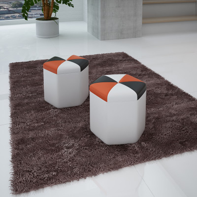 Design Upholstery Stool Footstool Ottoman Seat Chaise Padded FT004  Conception Tabouret Rembourré Ottoman Repose-Pieds Siège Chaise Rembourrée FT004