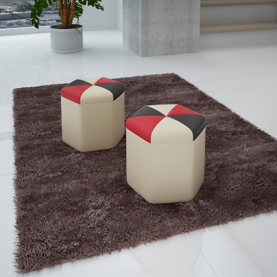 Design Upholstery Stool Footstool Ottoman Seat Chaise Padded FT004  Conception Tabouret Rembourré Ottoman Repose-Pieds Siège Chaise Rembourrée FT004