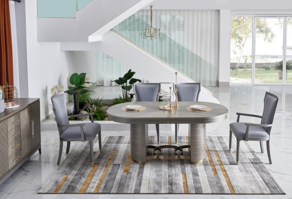Mobilier de salle à manger de haute qualité Mobilier de style hôtelier Set complet de table