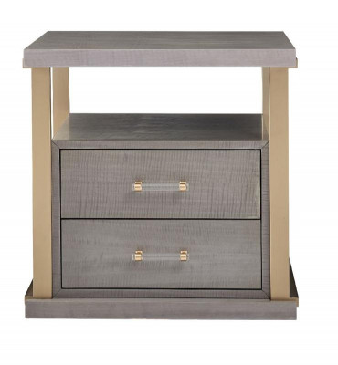 Lit Table de chevet 4 pièces. Ensemble de chambre à coucher Design Moderne Lits de Luxe en Groupe en Cuir