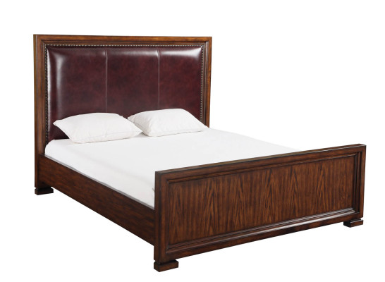 Ensemble de chambre complète 4 pièces Design Moderne Lit de Luxe 2x Table de chevet