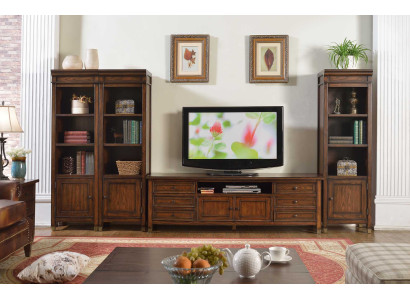 Set de salon Étagère Murale Commode Buffet Unités murales 3x Vitrine Design 4 pièces nouveau
