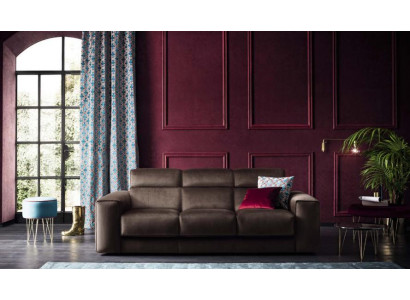 Mobilier de luxe Canapés de salon Canapé 3 places moderne Bois véritable Style italien