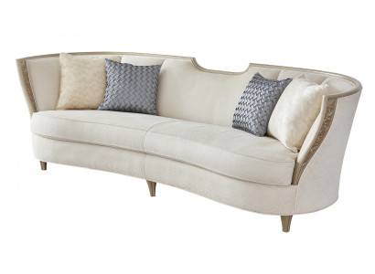 Canapé de luxe xxl 4 place en tissu de designer pour canapés et cauchemars