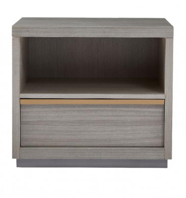 Lit en cuir 2x Table de chevet 3 pcs. Ensemble de chambre à coucher Mobilier Moderne de Luxe