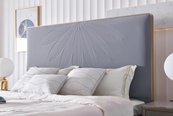 Design de lit Chambre Lit en bois Lits 180x200cm Lits Doubles Hôtel