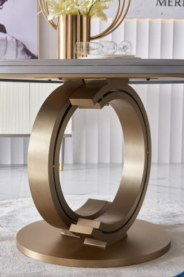 Table ronde Salle à manger Table à manger Style italien Mobilier Table à manger Ronde