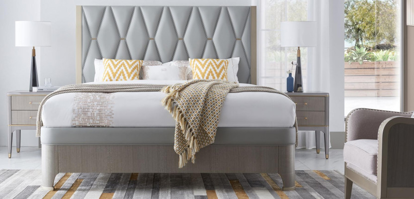 Conception Lit rembourré Lit Lits Double Mariage Luxe 180x200 cm lits doubles