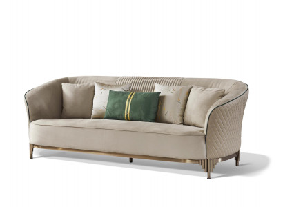 Design 3 places Trois canapés Club Lounge Sofa Upholstery Canapé en tissu