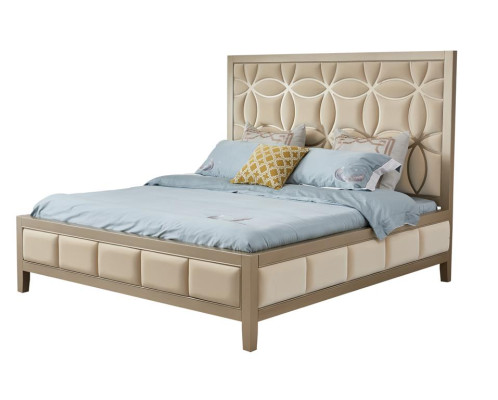 Chambre Lit de luxe Lits doubles Bois 180x200cm Lit royal de luxe