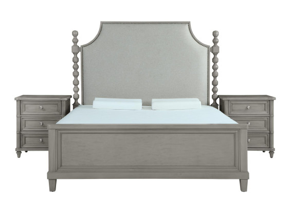 Conception de lit royal luxueux Lits doubles de luxe pour hôtels Chambre pour dormir en couple