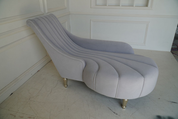 Chaise longue Canapé de style antique Canapé Chaise Tissu Moderne 2080 Mobilier