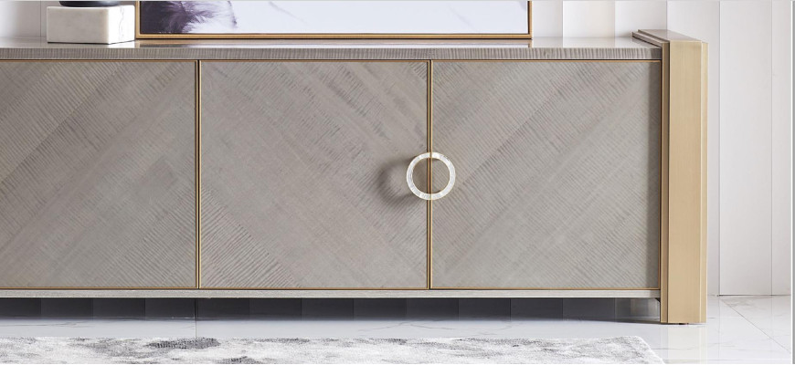 Commode Designer Bahut Buffet Bas Armoire Décoration Étagère de Salon