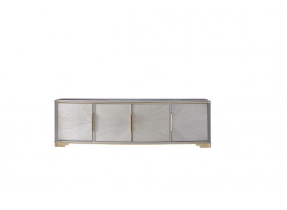 Meuble de rangement design de luxe buffet bas commode décorative armoire latérale de salon