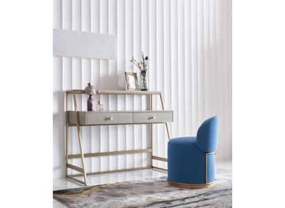 Coiffeuse + Fauteuil Coiffeuse Table de maquillage Miroir Commode