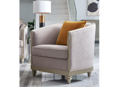 Fauteuil Design Canapé Sofa Détente Tissu Salon Club Rembourrage Siège Luxe Fauteuil simple