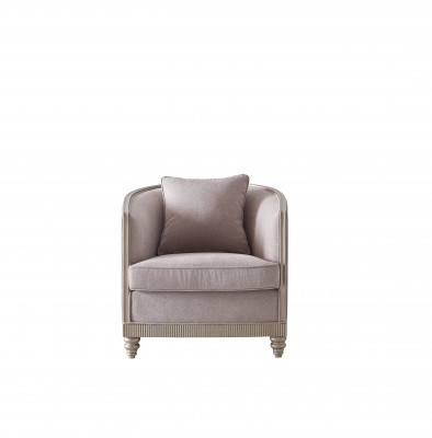 Salon Luxe Fauteuil Hôtel Tapisserie Décoration Moderne Fauteuil Design Gris