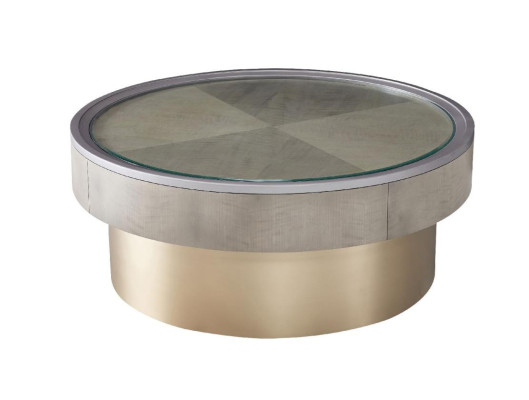 Table basse moderne Table d'appointTable Canapé Design en acier inoxydable Salon