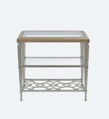 Table d'appoint Design Mobilier de luxe Tables de journaux Tables d'appoint Table basse Table en verre