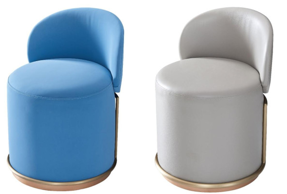 Tabouret Design Rembourrage Repose-pieds Ottoman Siège Cuir Chaise Longue Pouf