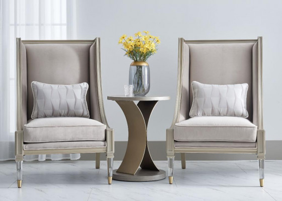 Table basse Tables Table d'appoint en acier inoxydable de designer moderne Table Tables basses