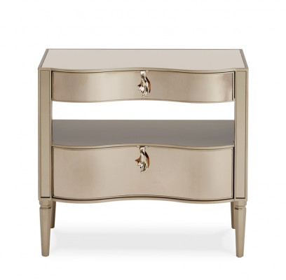 Table de chevet, table de nuit de luxe, commode, console, tiroir latéral, consoles Design