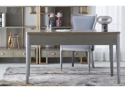 Salle à manger Chaise 1 Place #2732 Fauteuil Bois Mobilier de Luxe Classe Meubles en Bois Massif