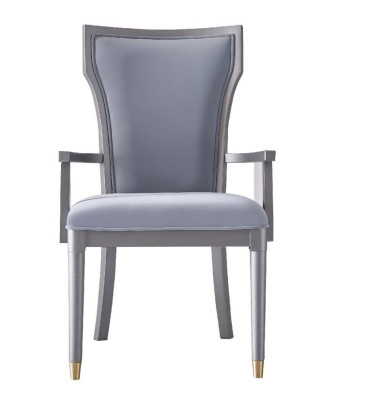 Salle à manger Chaise 1 Place #2732 Fauteuil Bois Mobilier de Luxe Classe Meubles en Bois Massif
