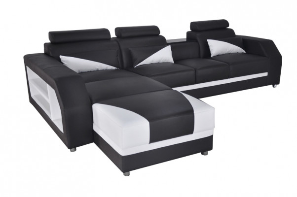 Design Cuir Rembourré Siège Coin Salle Salon Canapé Canapé Suite Designer