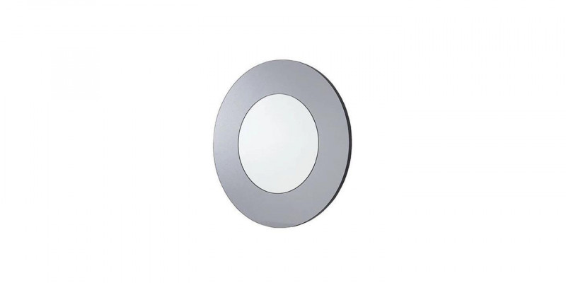 Miroir rond moderne Miroir mural Gris Design Nouvelle décoration pour le salon
