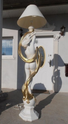Lampe sur pied Luminaire Lampe Lampes Lumières Design Figure Sculpture 200cm neuf
