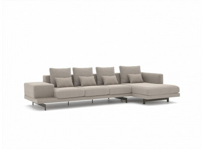 Meubles de luxe Suite moderne Canapé d'angle en L Mobilier design Rembourrage