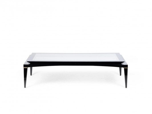 Table basse noire Salon de luxe Meubles de design Table basse Table nouvelle