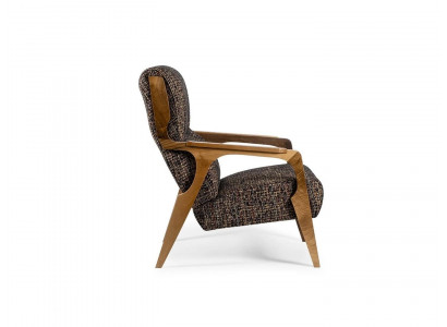 Fauteuil de luxe 2 places en tissu polyester pour salon de style moderne nouveau design