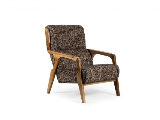 Fauteuil de luxe 2 places en tissu polyester pour salon de style moderne nouveau design