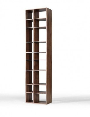 Étagère murale en bois marron moderne pour le salon - Mobilier de rangement - Nouveau mobilier