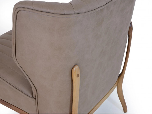 Fauteuil Gris Designer Siège Canapé Moderne Salon Mobilier Rembourré neuf