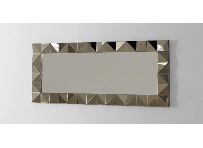 Miroir mural design moderne de luxe en gris pour le salon, nouveau mobilier.