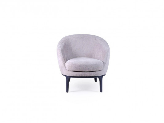 Designer Luxus Grauer Sessel Polsterung Sofa Sitz Modernes Textil-Polstermöbel