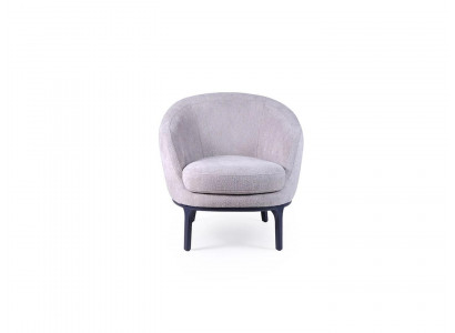 Designer Luxus Grauer Sessel Polsterung Sofa Sitz Modernes Textil-Polstermöbel