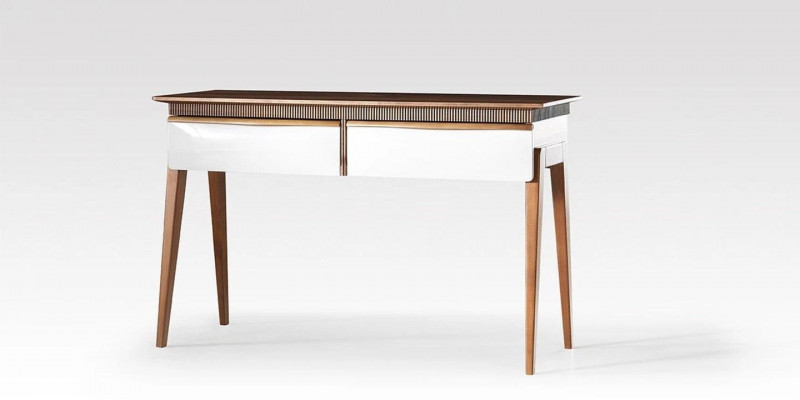 Salle de séjour Table console marron Moderne Bois Table Console Design de Luxe