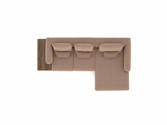 Meubles rembourrés Canapé d'angle en L-forme Beige Mobilier design Ensemble de coins Salon